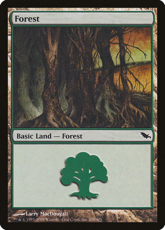 Forest (298) [Shadowmoor] | Cards and Coasters CA