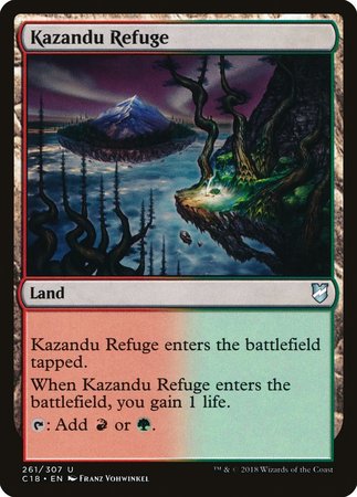 Kazandu Refuge [Commander 2018] | Cards and Coasters CA