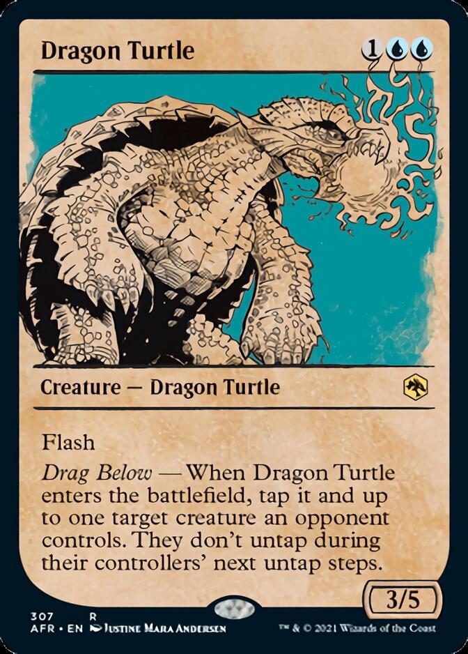 Dragon Turtle (Showcase) [Dungeons & Dragons: Adventures in the Forgotten Realms] | Cards and Coasters CA