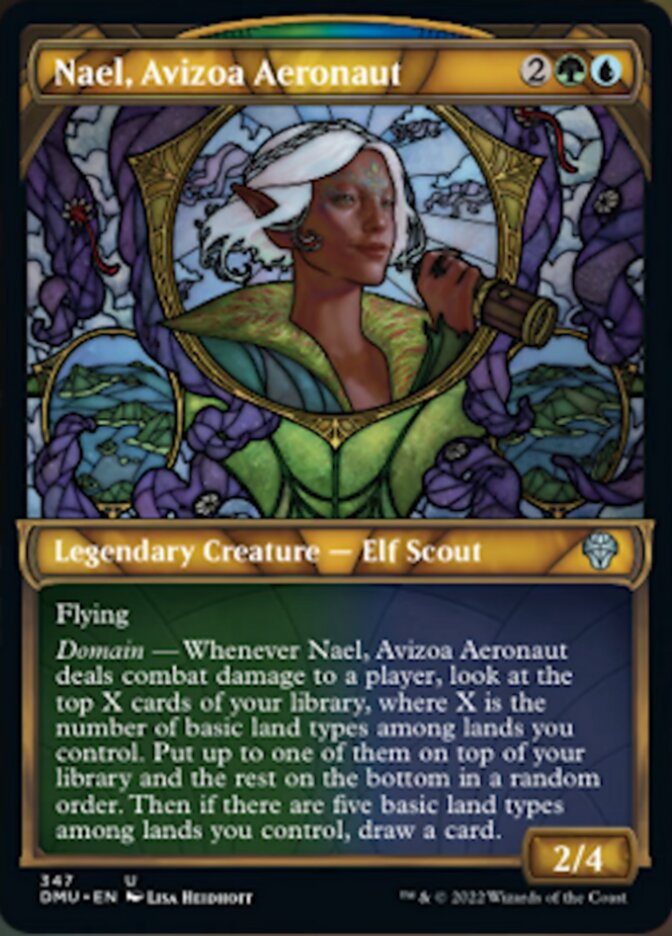 Nael, Avizoa Aeronaut (Showcase Textured) [Dominaria United] | Cards and Coasters CA