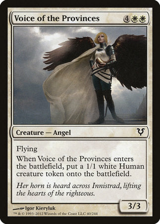 Voice of the Provinces [Avacyn Restored] | Cards and Coasters CA