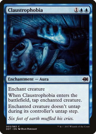 Claustrophobia [Duel Decks: Merfolk vs. Goblins] | Cards and Coasters CA