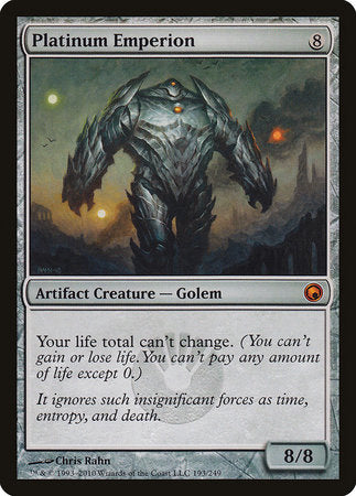 Platinum Emperion [Scars of Mirrodin] | Cards and Coasters CA