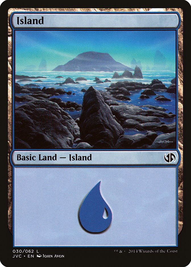 Island (30) [Duel Decks Anthology] | Cards and Coasters CA