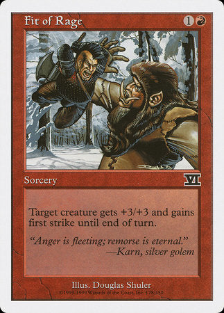 Fit of Rage [Classic Sixth Edition] | Cards and Coasters CA