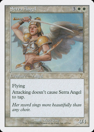 Serra Angel [Seventh Edition] | Cards and Coasters CA