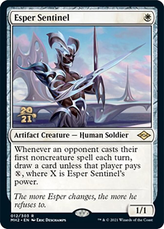 Esper Sentinel [Modern Horizons 2 Prerelease Promos] | Cards and Coasters CA