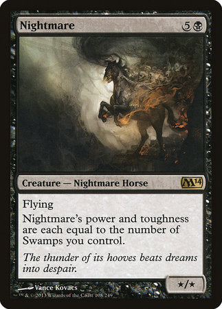 Nightmare [Magic 2014] | Cards and Coasters CA