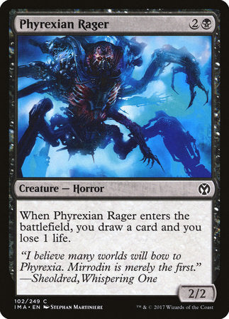 Phyrexian Rager [Iconic Masters] | Cards and Coasters CA