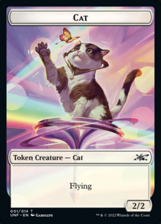 Cat Token [Unfinity Tokens] | Cards and Coasters CA