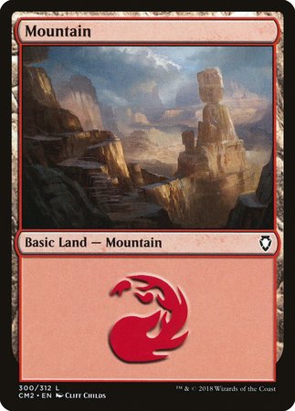 Mountain (300) [Commander Anthology Volume II] | Cards and Coasters CA