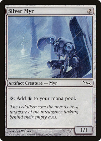 Silver Myr [Mirrodin] | Cards and Coasters CA