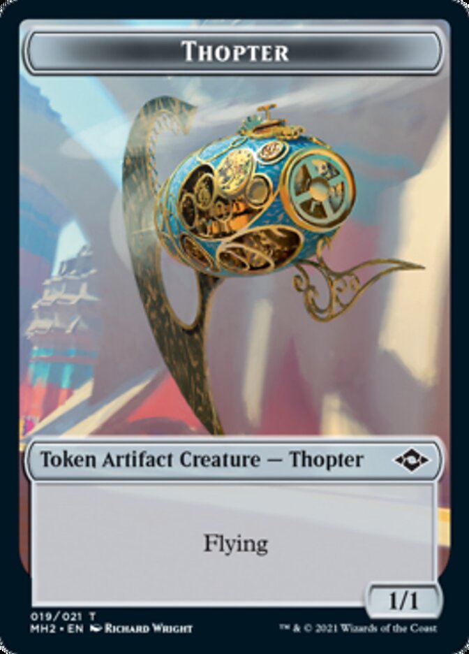 Thopter Token [Modern Horizons 2 Tokens] | Cards and Coasters CA