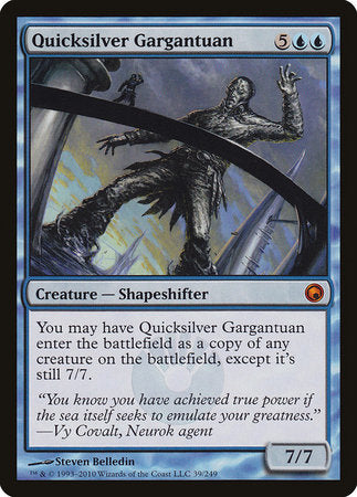 Quicksilver Gargantuan [Scars of Mirrodin] | Cards and Coasters CA