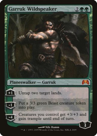 Garruk Wildspeaker [Duels of the Planeswalkers 2009 Promos ] | Cards and Coasters CA