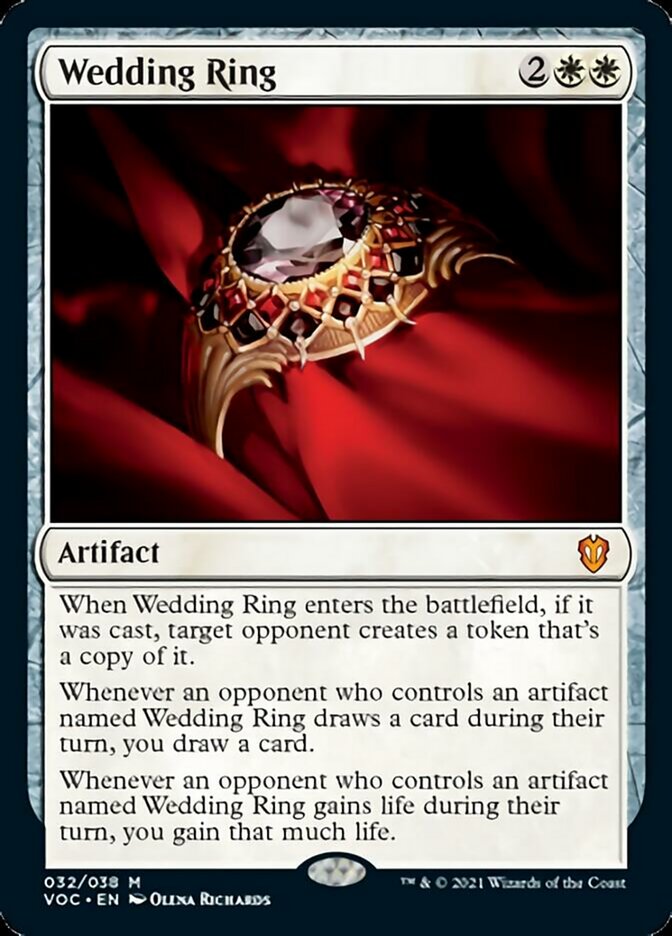 Wedding Ring [Innistrad: Crimson Vow Commander] | Cards and Coasters CA