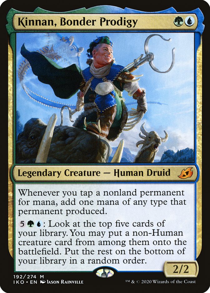 Kinnan, Bonder Prodigy [Ikoria: Lair of Behemoths] | Cards and Coasters CA