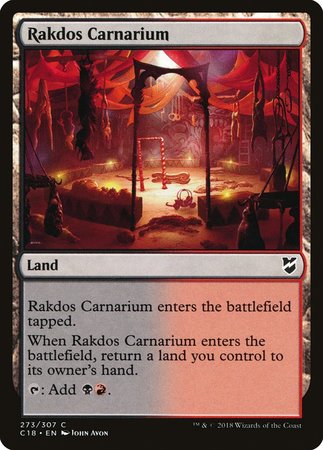 Rakdos Carnarium [Commander 2018] | Cards and Coasters CA