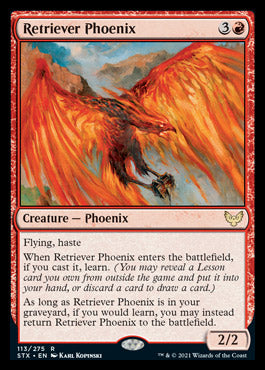 Retriever Phoenix [Strixhaven: School of Mages] | Cards and Coasters CA