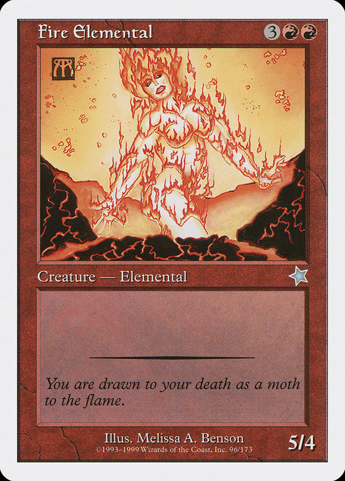 Fire Elemental [Starter 1999] | Cards and Coasters CA