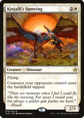 Kinjalli's Sunwing [Ixalan Promos] | Cards and Coasters CA