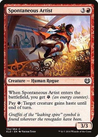 Spontaneous Artist [Kaladesh] | Cards and Coasters CA