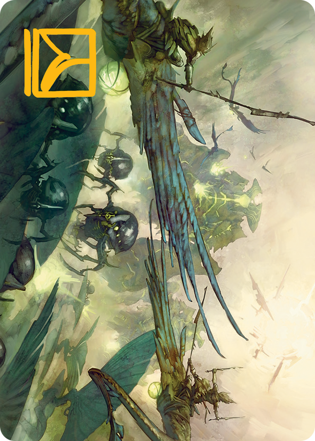 Invasion of Pyrulea Art Card (Gold-Stamped Signature) [March of the Machine Art Series] | Cards and Coasters CA