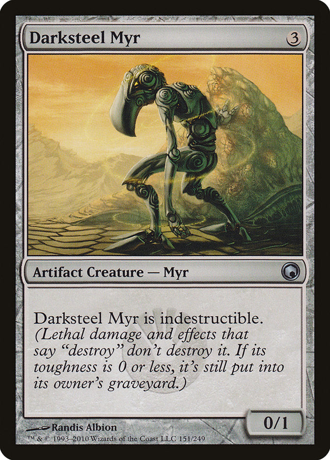 Darksteel Myr [Scars of Mirrodin] | Cards and Coasters CA