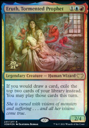 Eruth, Tormented Prophet [Innistrad: Crimson Vow Prerelease Promos] | Cards and Coasters CA