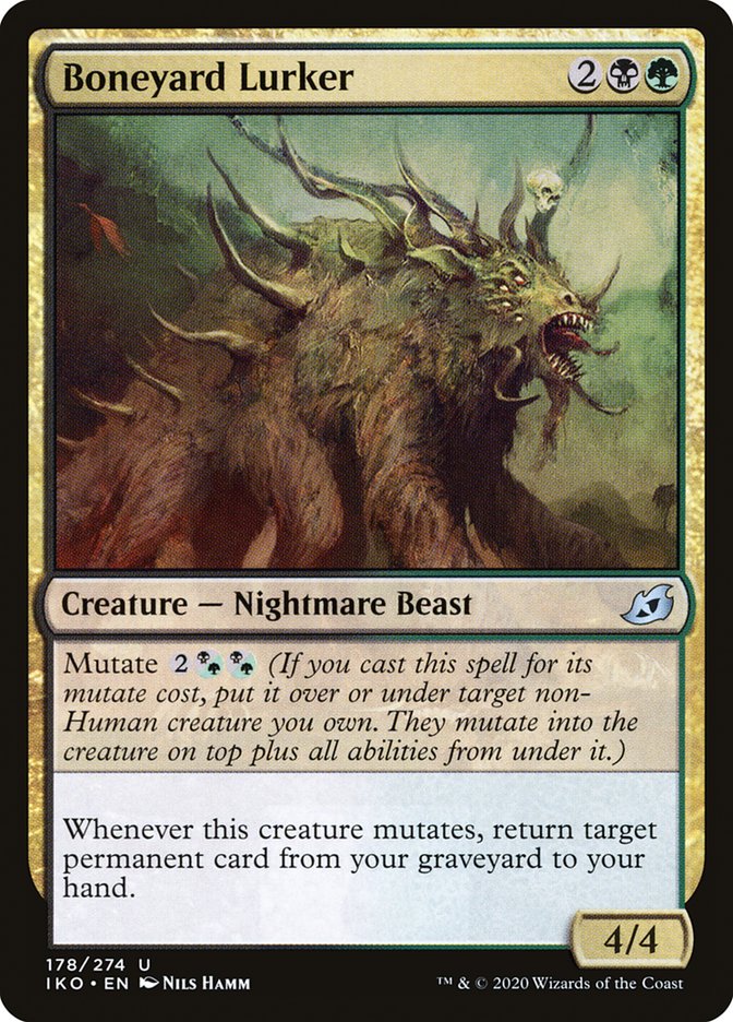 Boneyard Lurker [Ikoria: Lair of Behemoths] | Cards and Coasters CA