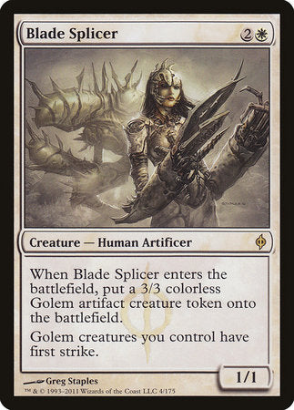 Blade Splicer [New Phyrexia] | Cards and Coasters CA