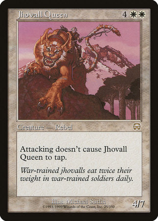 Jhovall Queen [Mercadian Masques] | Cards and Coasters CA