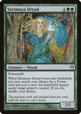 Yavimaya Dryad [Archenemy] | Cards and Coasters CA