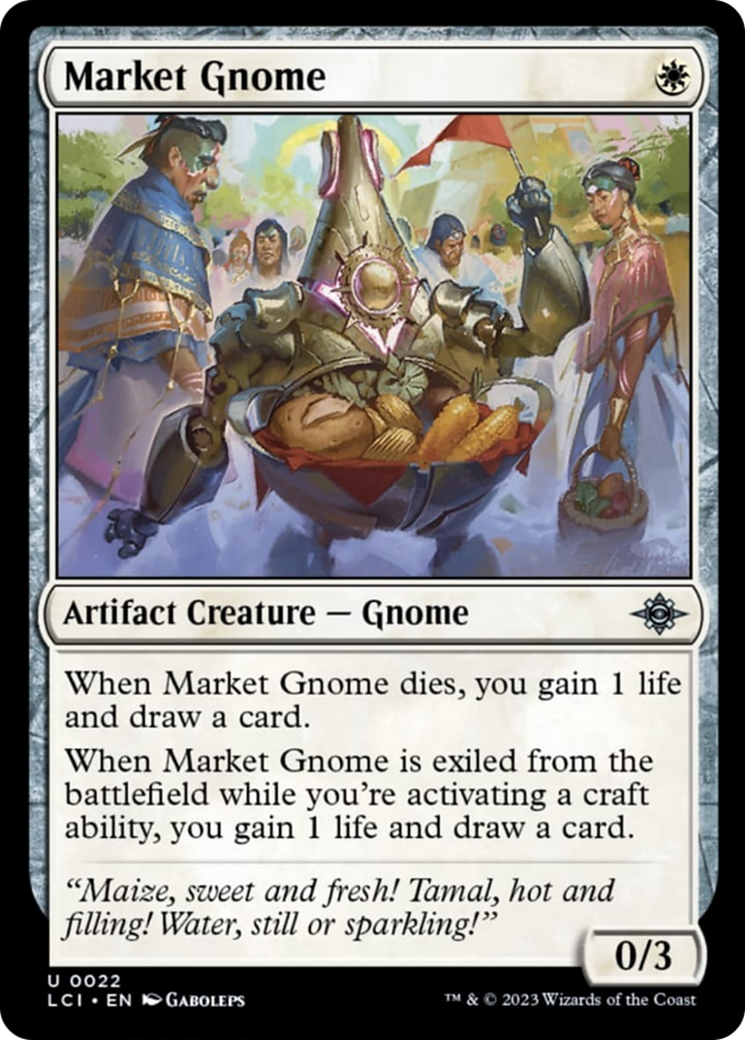 Market Gnome [The Lost Caverns of Ixalan] | Cards and Coasters CA