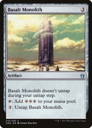 Basalt Monolith [Commander Anthology] | Cards and Coasters CA