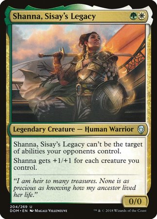 Shanna, Sisay's Legacy [Dominaria] | Cards and Coasters CA