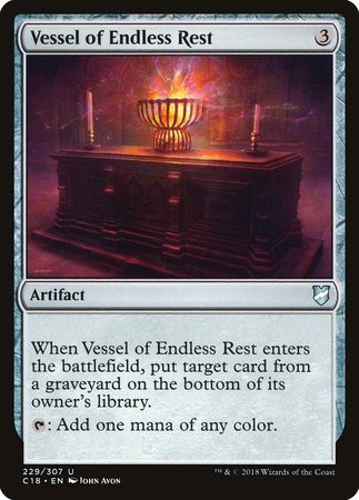 Vessel of Endless Rest [Commander 2018] | Cards and Coasters CA