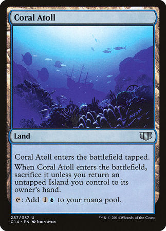 Coral Atoll [Commander 2014] | Cards and Coasters CA