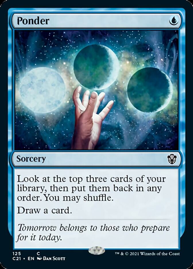 Ponder [Commander 2021] | Cards and Coasters CA