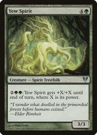 Yew Spirit [Avacyn Restored] | Cards and Coasters CA