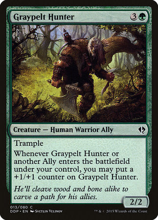 Graypelt Hunter [Duel Decks: Zendikar vs. Eldrazi] | Cards and Coasters CA
