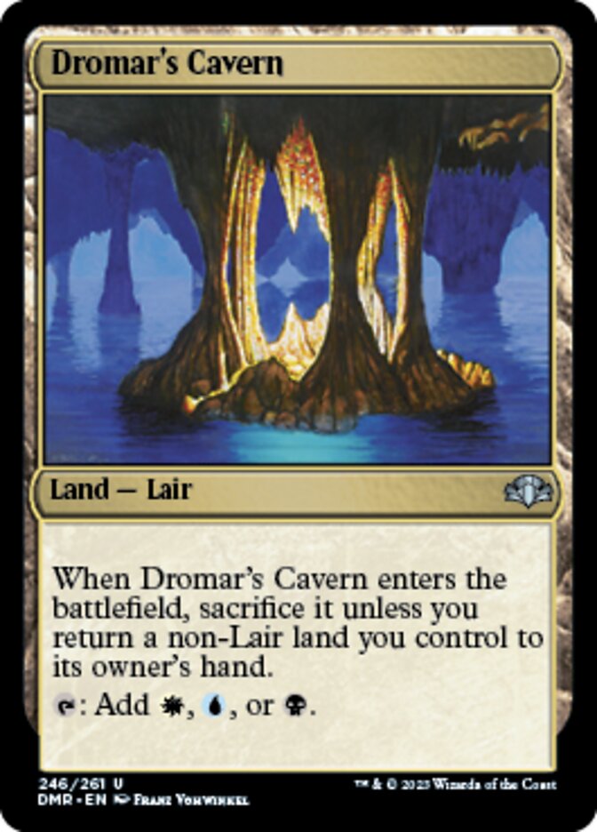 Dromar's Cavern [Dominaria Remastered] | Cards and Coasters CA