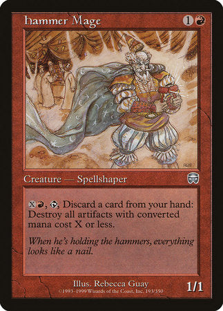 Hammer Mage [Mercadian Masques] | Cards and Coasters CA
