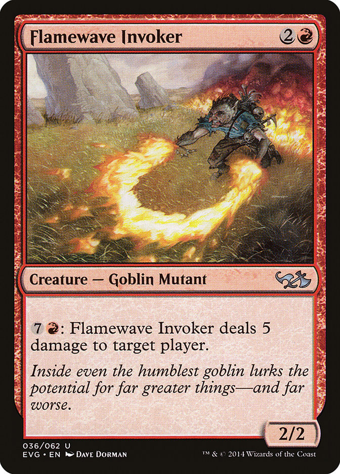 Flamewave Invoker (Elves vs. Goblins) [Duel Decks Anthology] | Cards and Coasters CA