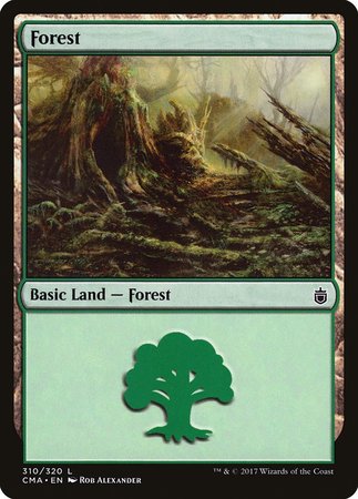 Forest (310) [Commander Anthology] | Cards and Coasters CA