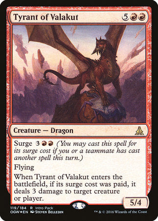 Tyrant of Valakut [Oath of the Gatewatch Promos] | Cards and Coasters CA