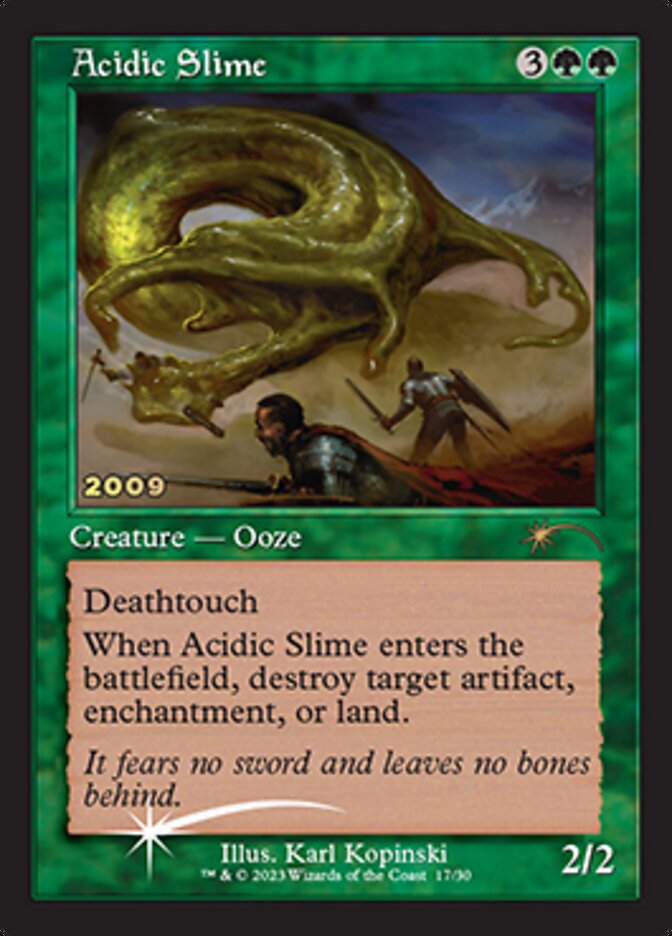 Acidic Slime [30th Anniversary Promos] | Cards and Coasters CA