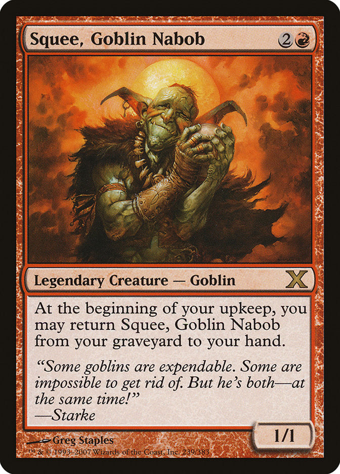 Squee, Goblin Nabob [Tenth Edition] | Cards and Coasters CA