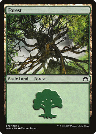 Forest (272) [Magic Origins] | Cards and Coasters CA