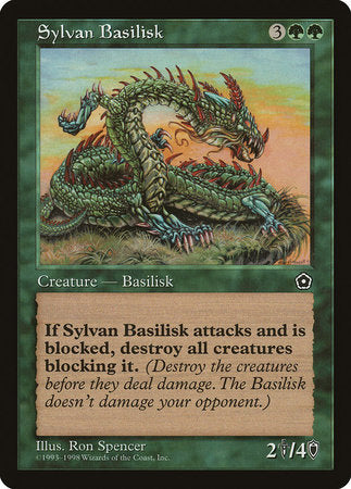 Sylvan Basilisk [Portal Second Age] | Cards and Coasters CA